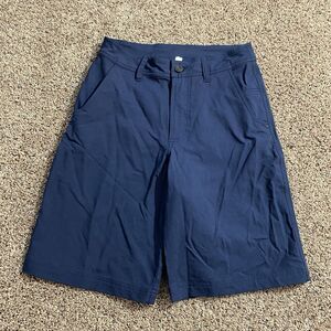 Lululemon Shorts Mens 30 Blue Chino Ripstop Active Performance Zip